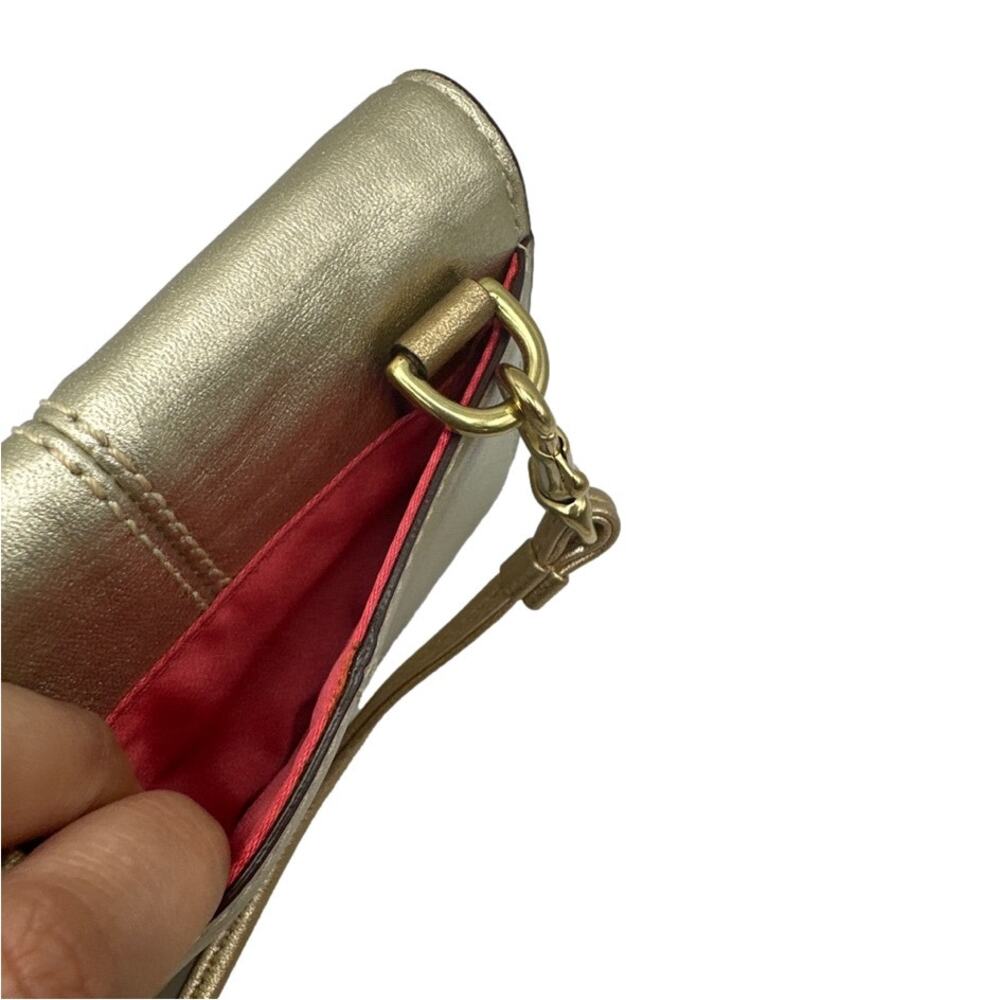 COACH Silver Gold Crossbody - Picture 5 of 11